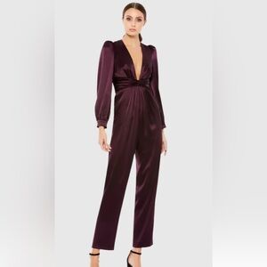 Mac Duggal Deep Purple Jumpsuit